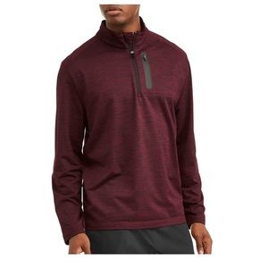 GLTOUR XXL | Burgundy | Golf Pro Tour Golf Half Zip Pullover Shirt Jacket Men's